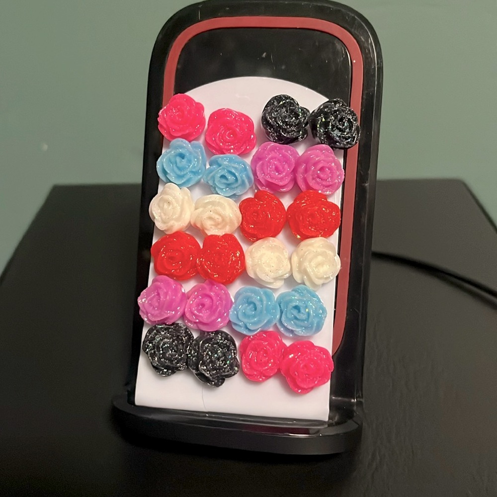 Fashion flower earrings